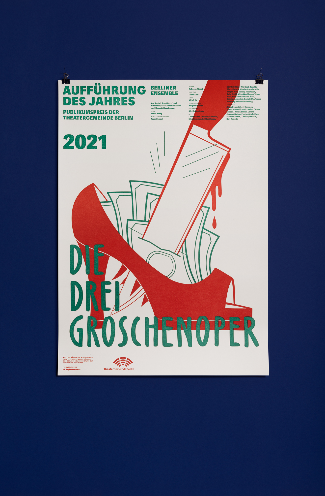 tæt Kompleks vedholdende Plakat „Die Dreigroschenoper“ - BÖLLING